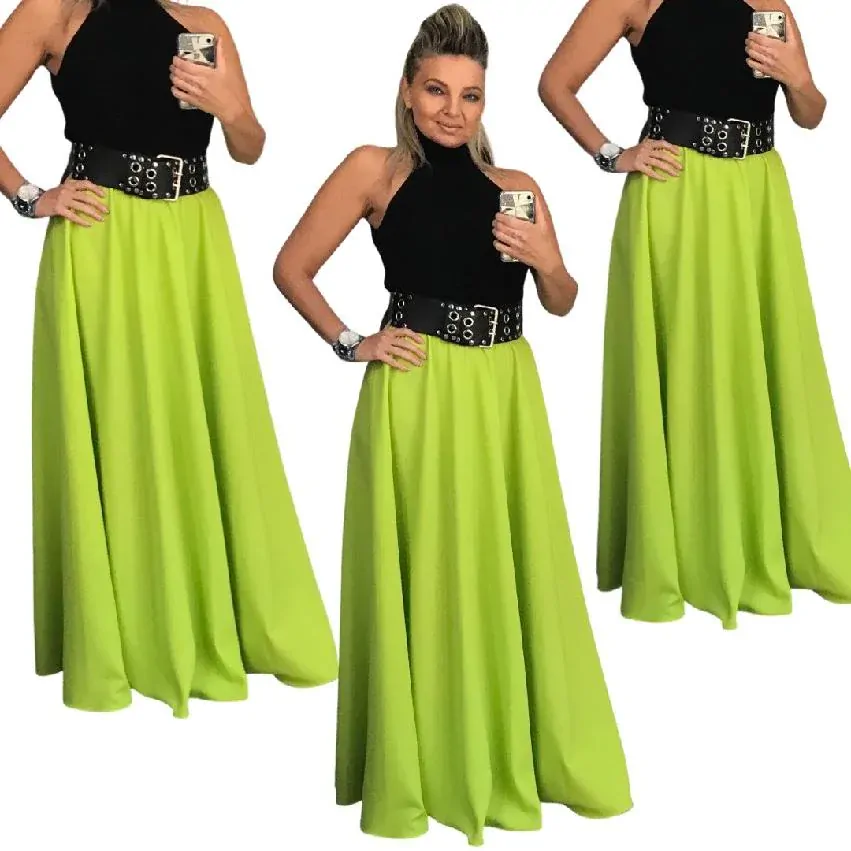 DLOUHÁ SUKNĚ - MAXI SUKNĚ BOROS SK-L-GRY01